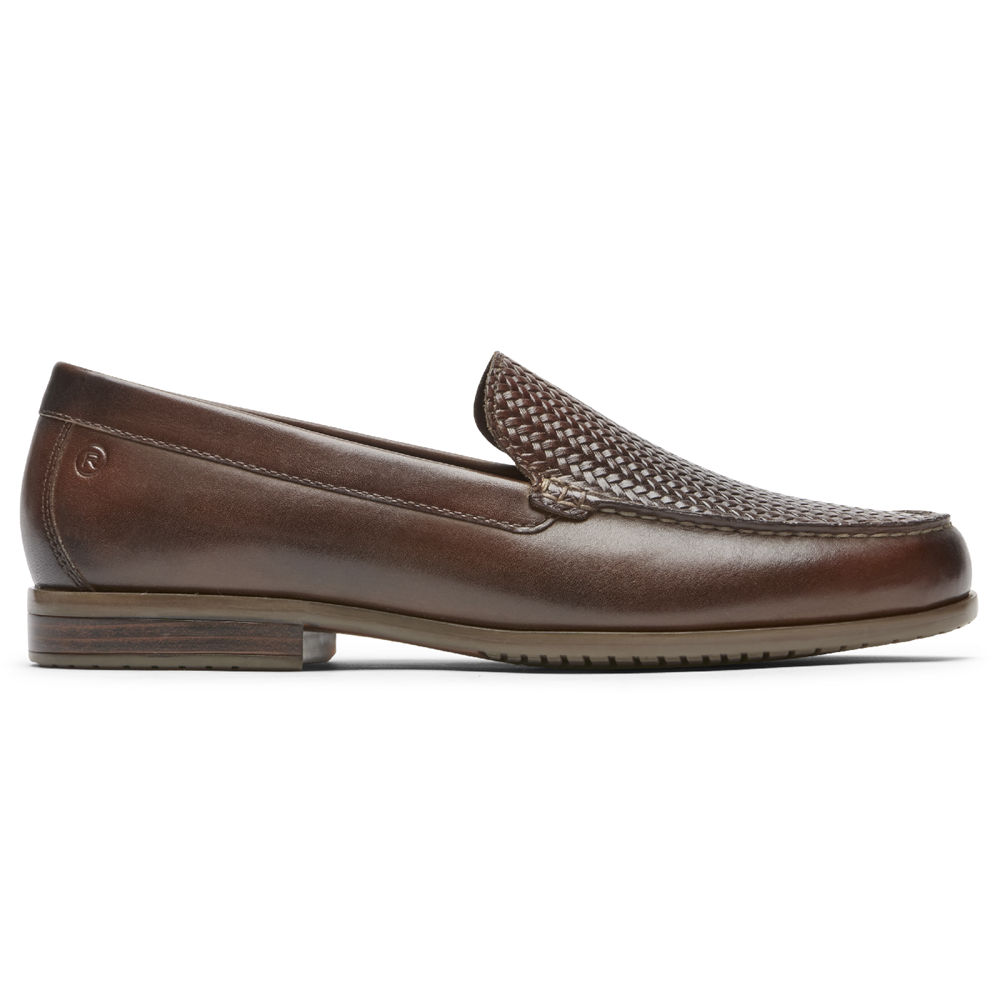 Sapato Vela Rockport Homem Marrom - Classic Lite 2 Venetian - 26187CGRL